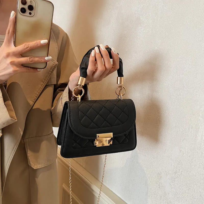 Miss Angel PU Crossbody Bag, Shoulder Bag, Outing Bag, Handbag Regular Women's Black/White-8