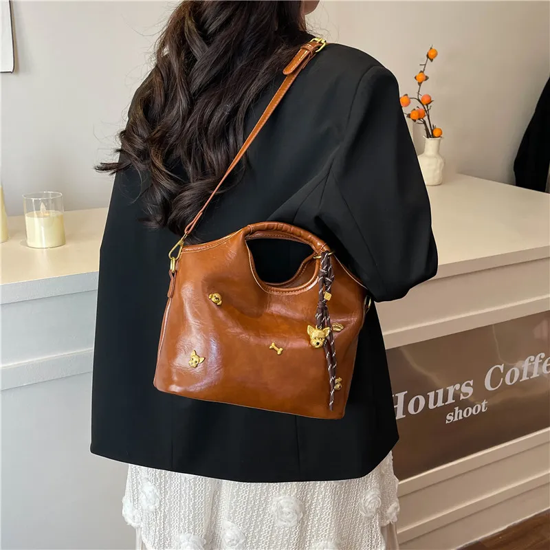 Miss Angel PU One Shoulder Handbag Women's Multicolor-15