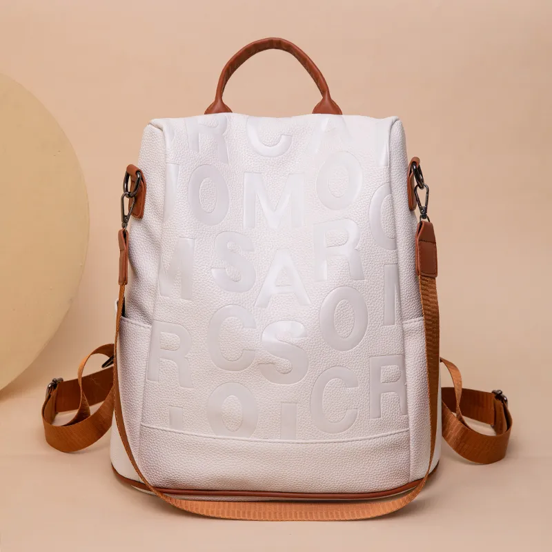 Miss Angel PU Crossbody Bag, Shoulder Bag, Backpack Regular Women's Multicolor-2
