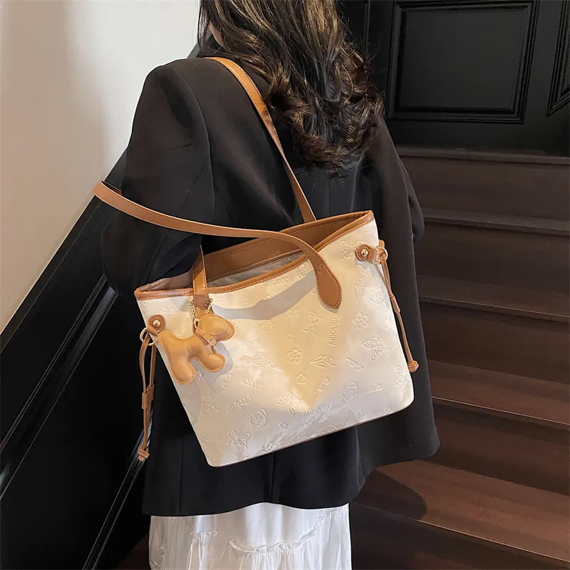 Miss Angel PU Tote Bag Shopping Bag Shoulder Bags Women's Multicolor-4