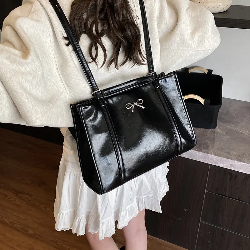 Miss Angel PU One Shoulder Tote Backpack Regular Women's White/Silver/Black-17