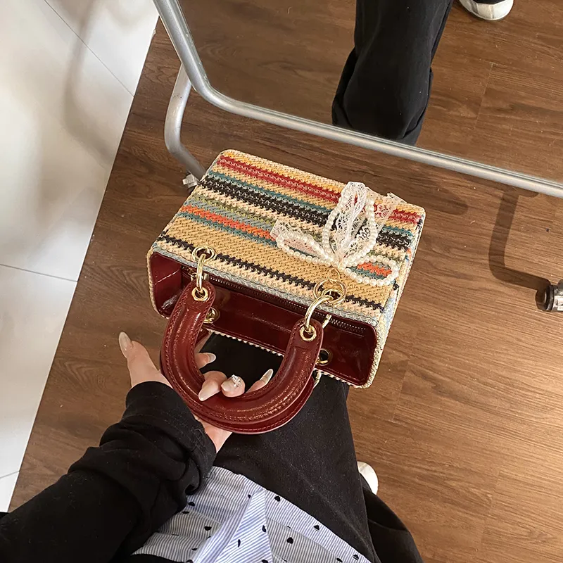 Miss Angel PU Handbag Women's Multicolor-5