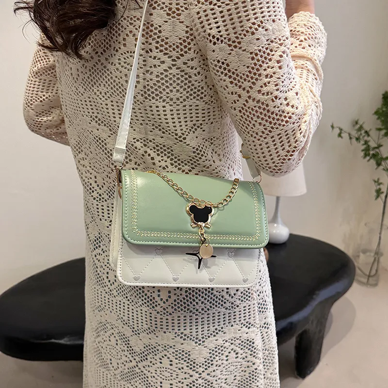 Miss Angel PU Crossbody Bag Travel Bag Regular Women's White/Black/Green/Blue-22