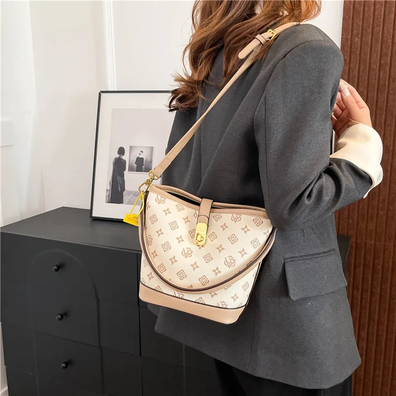 Miss Angel PU Crossbody Handbag Regular Women's Blue/Beige/Brown-11
