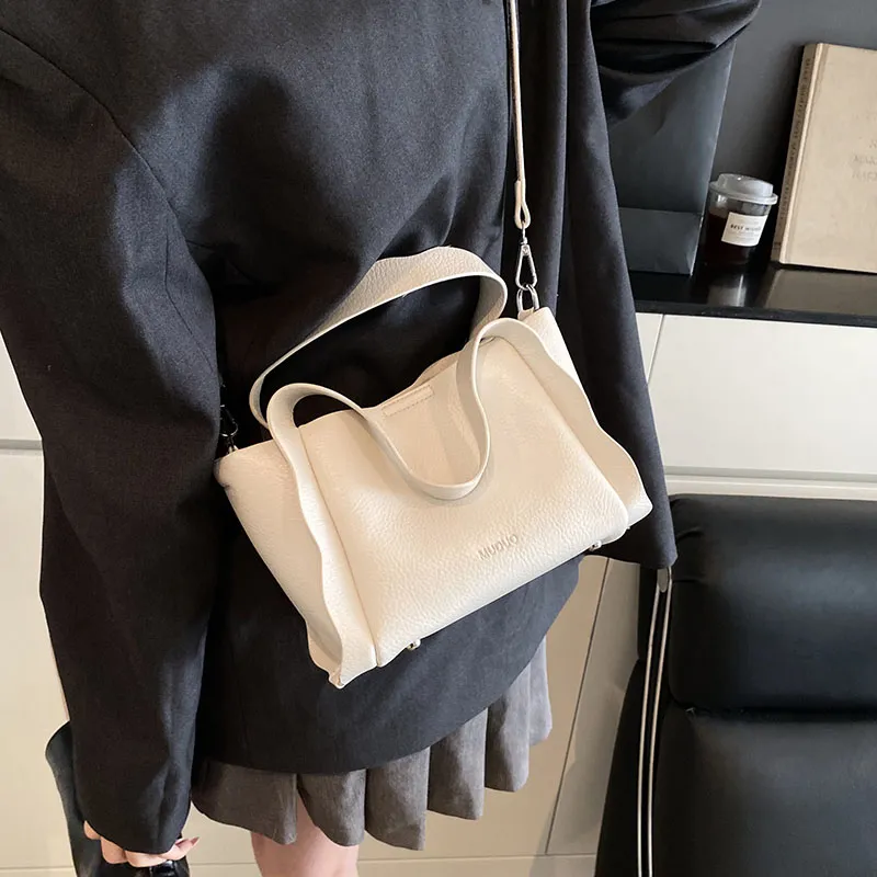 Miss Angel PU Shoulder Bag Crossbody Bag Handbag Regular Women's -Sizing White/Black/Pink/Blue-5