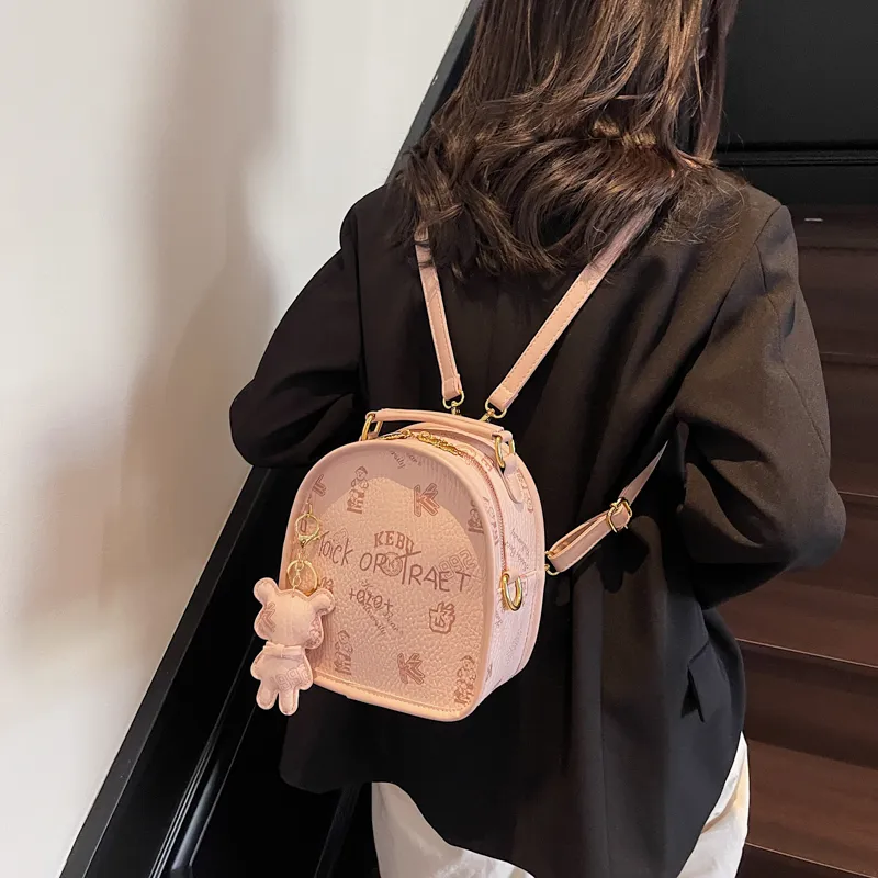 Miss Angel PU Crossbody Bag Backpack Regular Women's Multicolor-4
