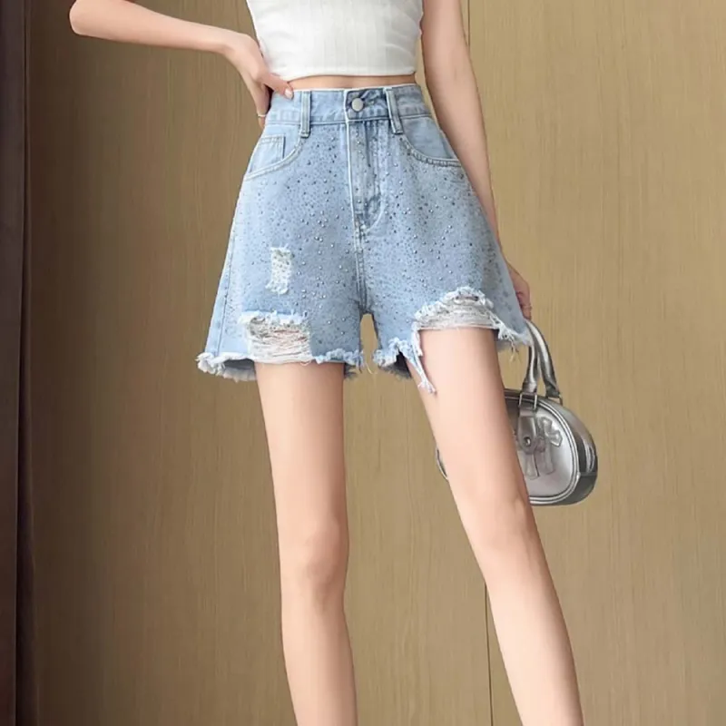 TURN UP Denim Shorts Women's-1