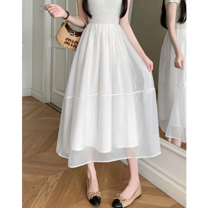 TURN UP Casual Long Skirt Women's-7