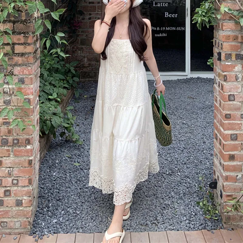 TURN UP Slip Dresses Women's Apricot+Bowknot Hair Tie Comes With-6