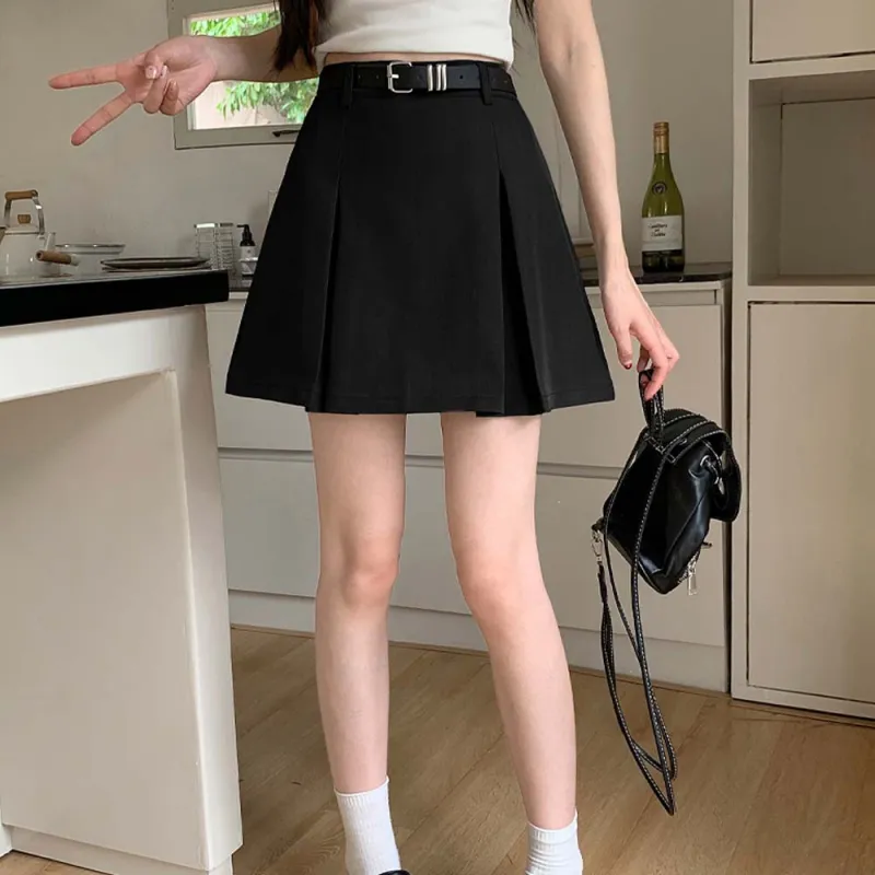 TURN UP Casual Short Skirts Women's-6