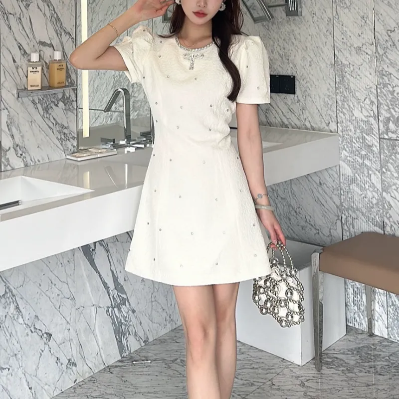 TURN UP Short Sleeved Dresses Women's-6