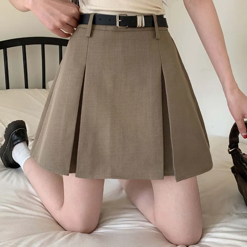 TURN UP Casual Short Skirts Women's-3