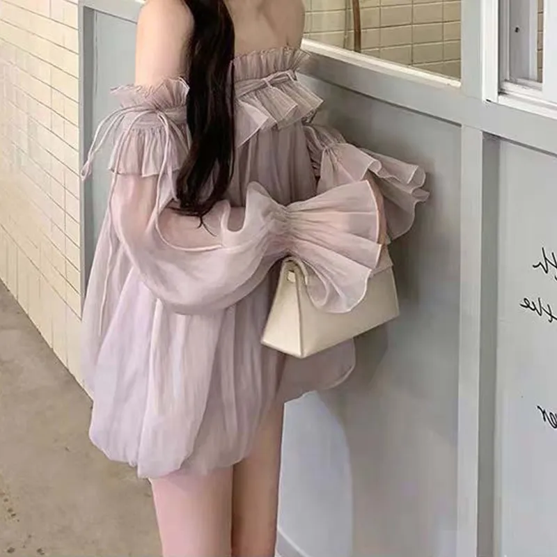 TURN UP Long Sleeved Dresses Women's-3