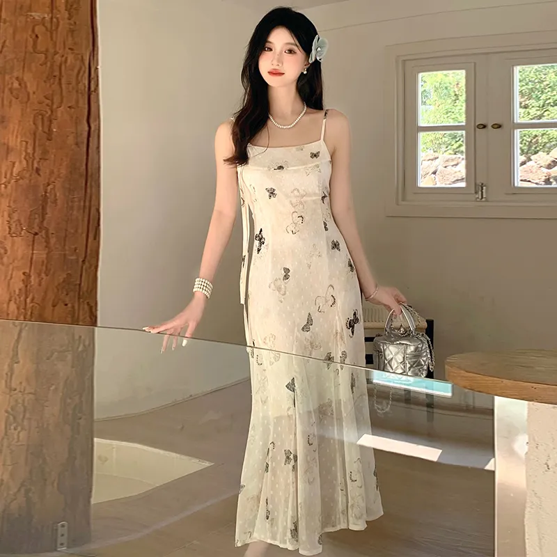 Pa33word Fashion Slip Dress Women's Soft Color Series Selected-7