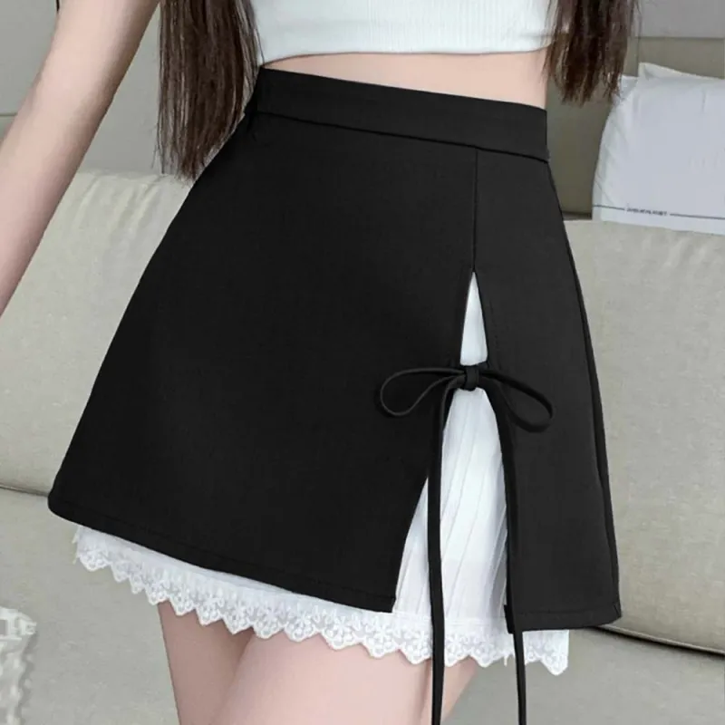 TURN UP Casual Short Skirts Women's-9
