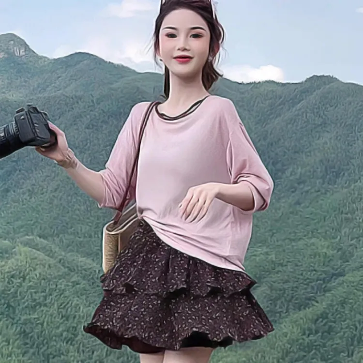 TURN UP Two Piece Skirt Sets Women's-12