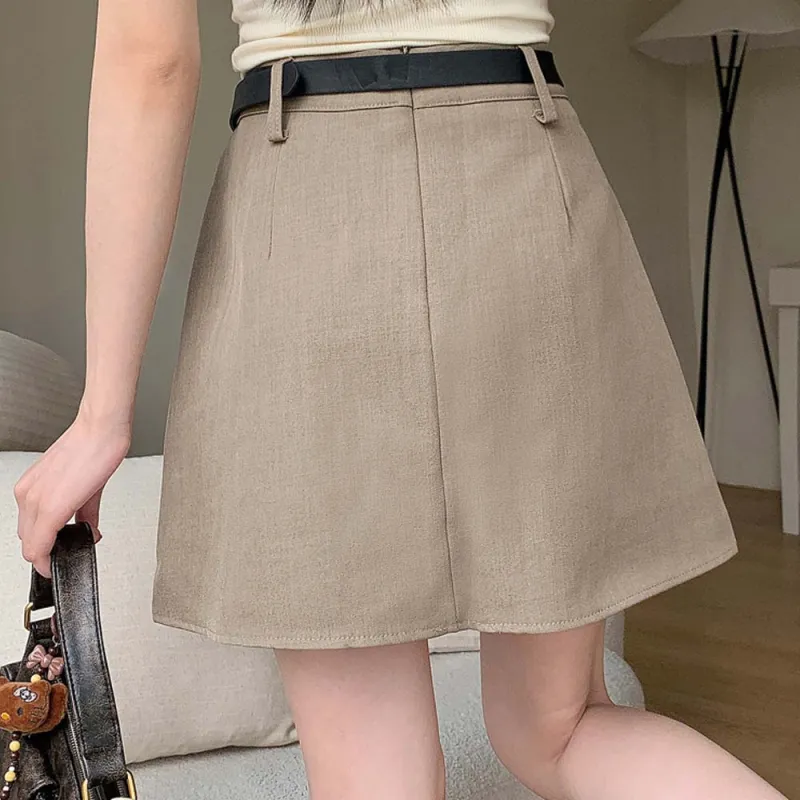 TURN UP Casual Short Skirts Women's-4