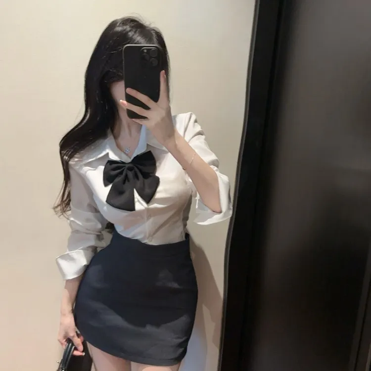 TURN UP Two Piece Skirt Sets Women's-3
