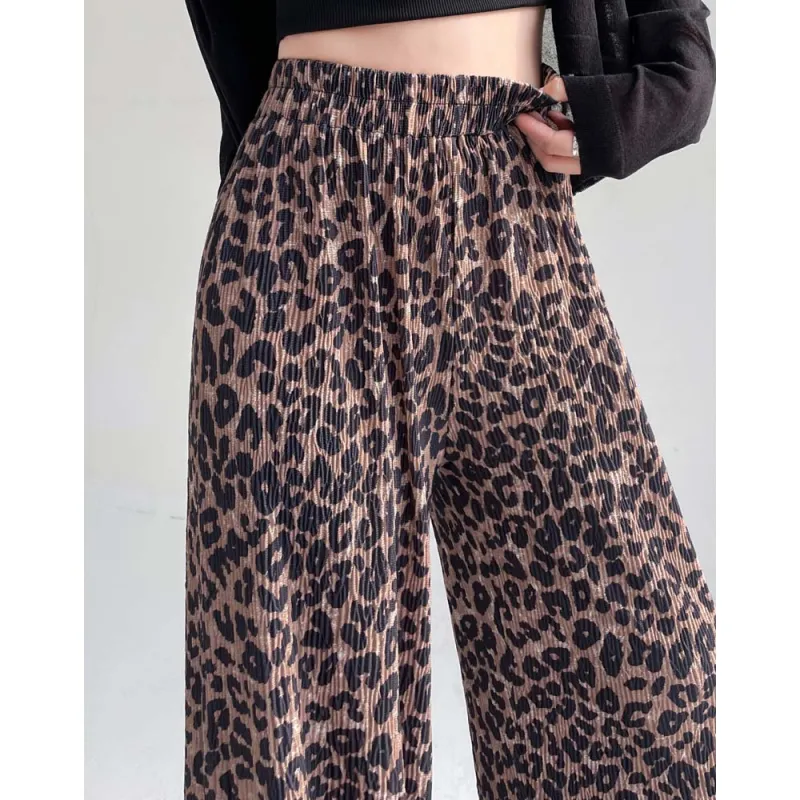 TURN UP Casual Pants Women's Coffee+Bowknot Hair Tie Comes With-3