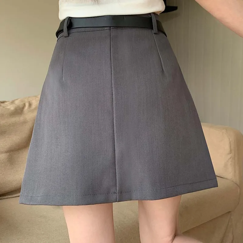 TURN UP Casual Short Skirts Women's-11