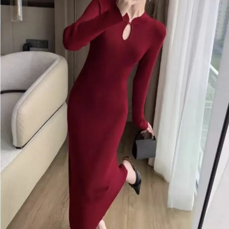 TURN UP Long Sleeved Dresses Women's-3