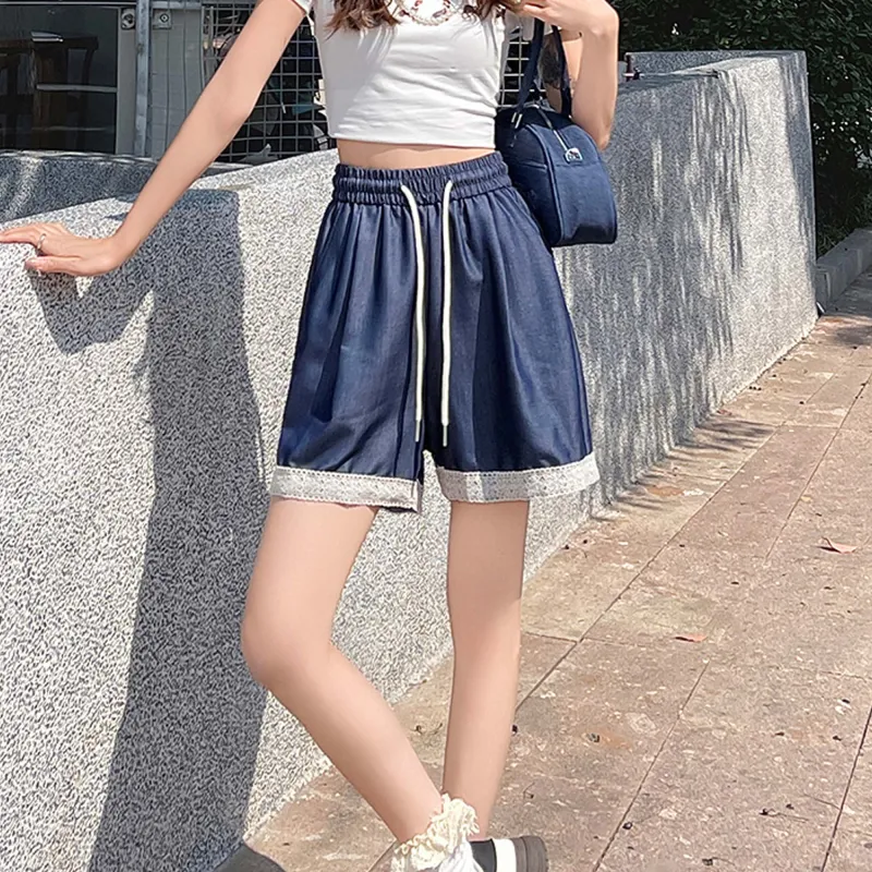 TURN UP Denim Shorts Women's-1