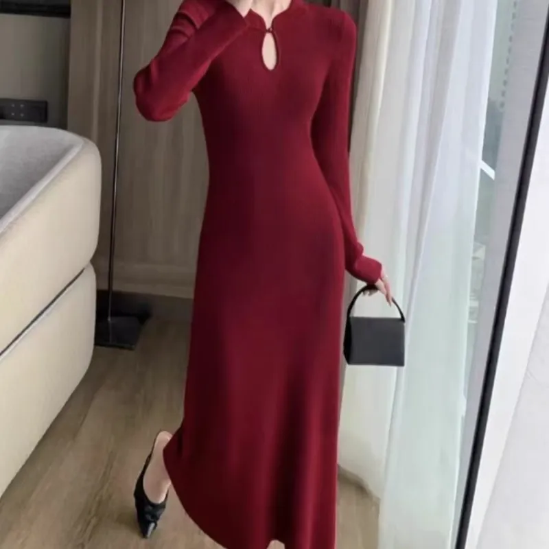 TURN UP Long Sleeved Dresses Women's-1