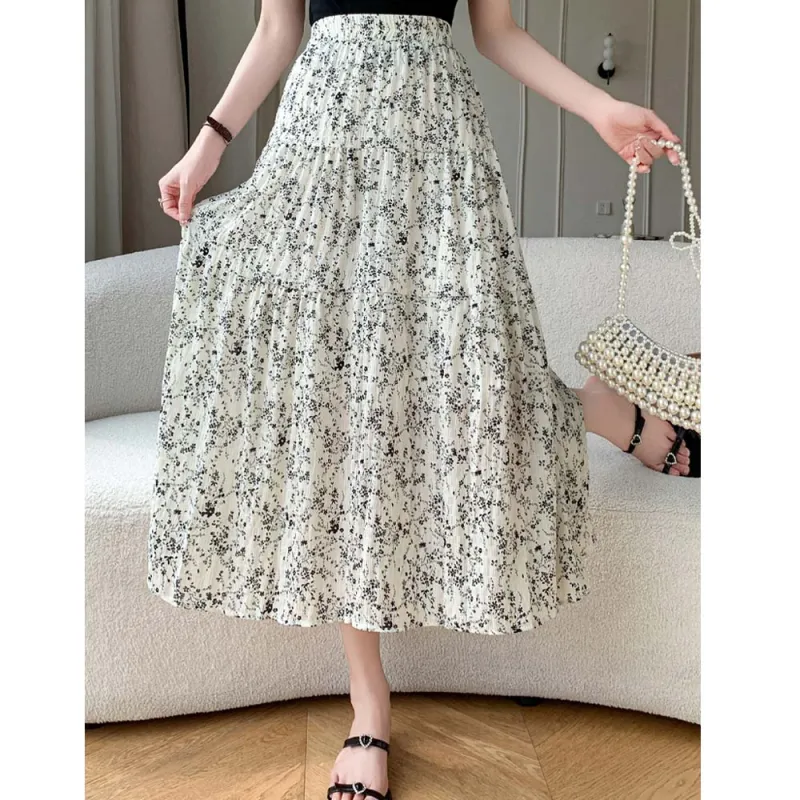TURN UP Casual Long Skirt Women's-3