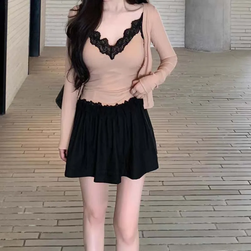 TURN UP Two Piece Skirt Sets Women's-3