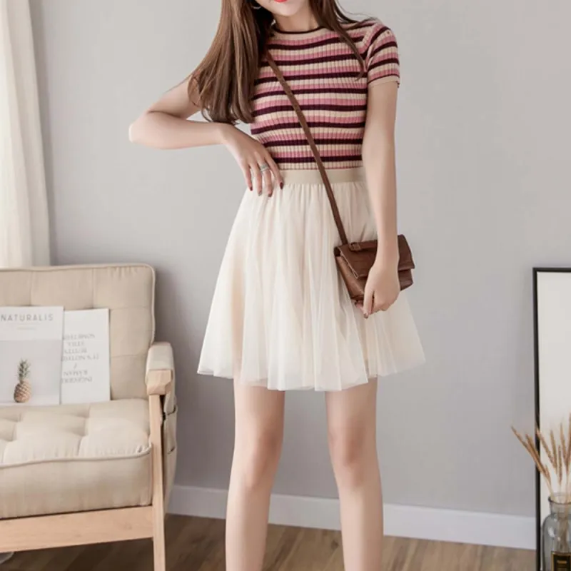 TURN UP Casual Short Skirts Women's-13