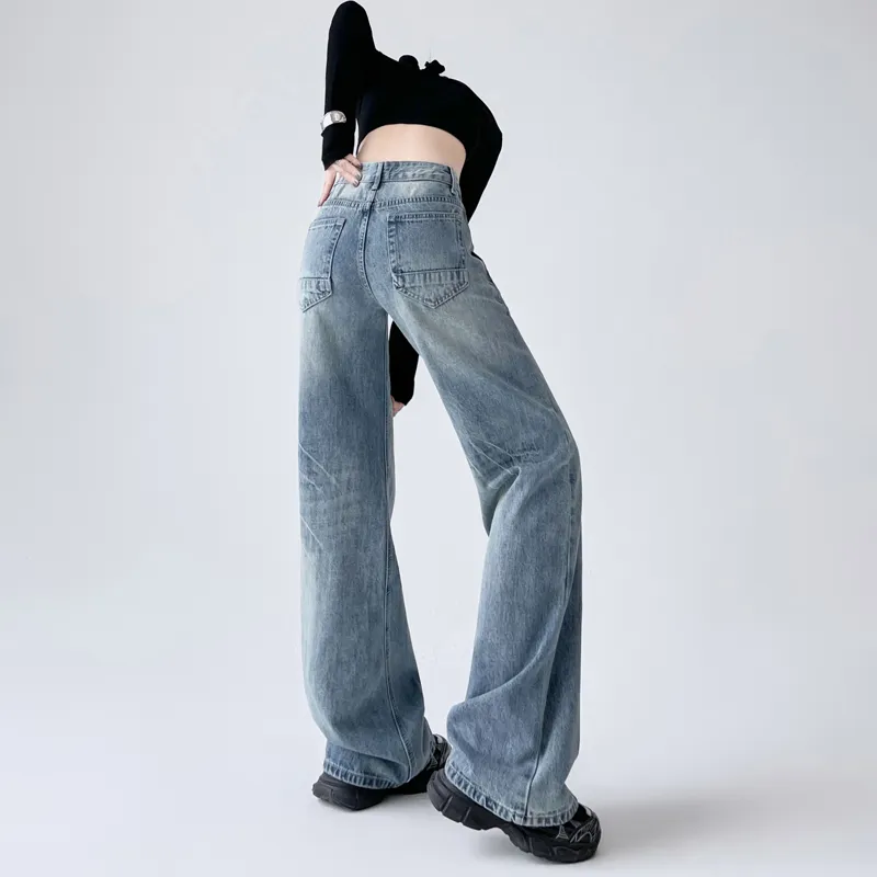 TURN UP Jeans Women's Vintage Blue-4