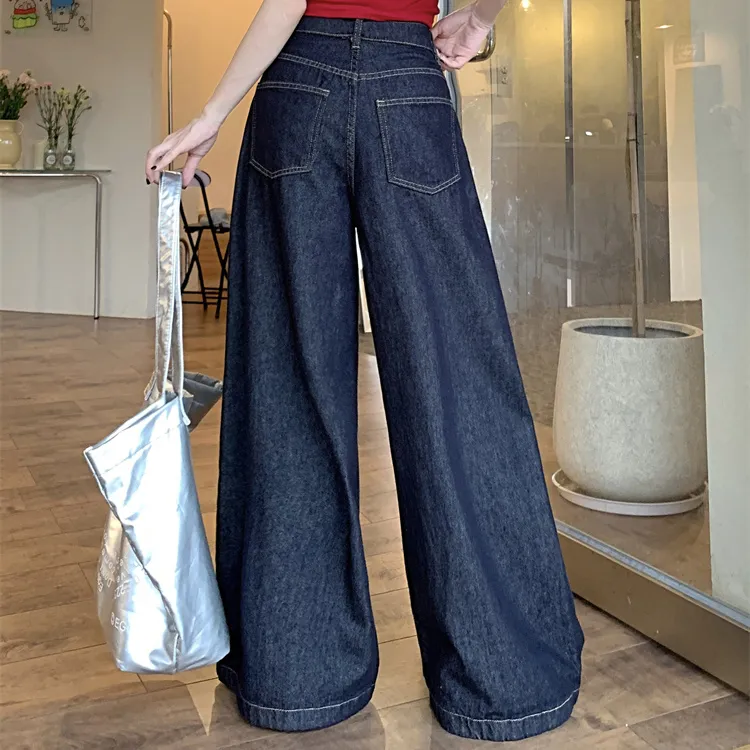 TURN UP Jeans Women's Dark Blue-6