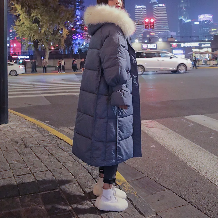 TURN UP Puffer Jacket Women's White-3