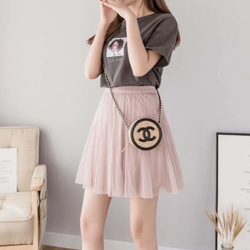 TURN UP Casual Short Skirts Women's-16