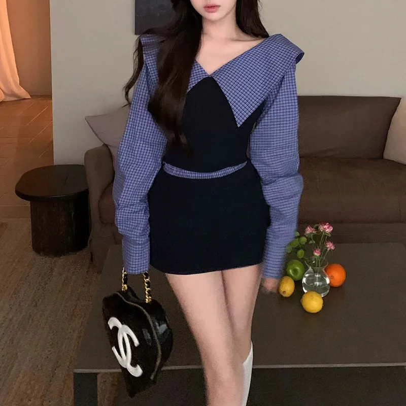 TURN UP Two Piece Skirt Sets Women's-4