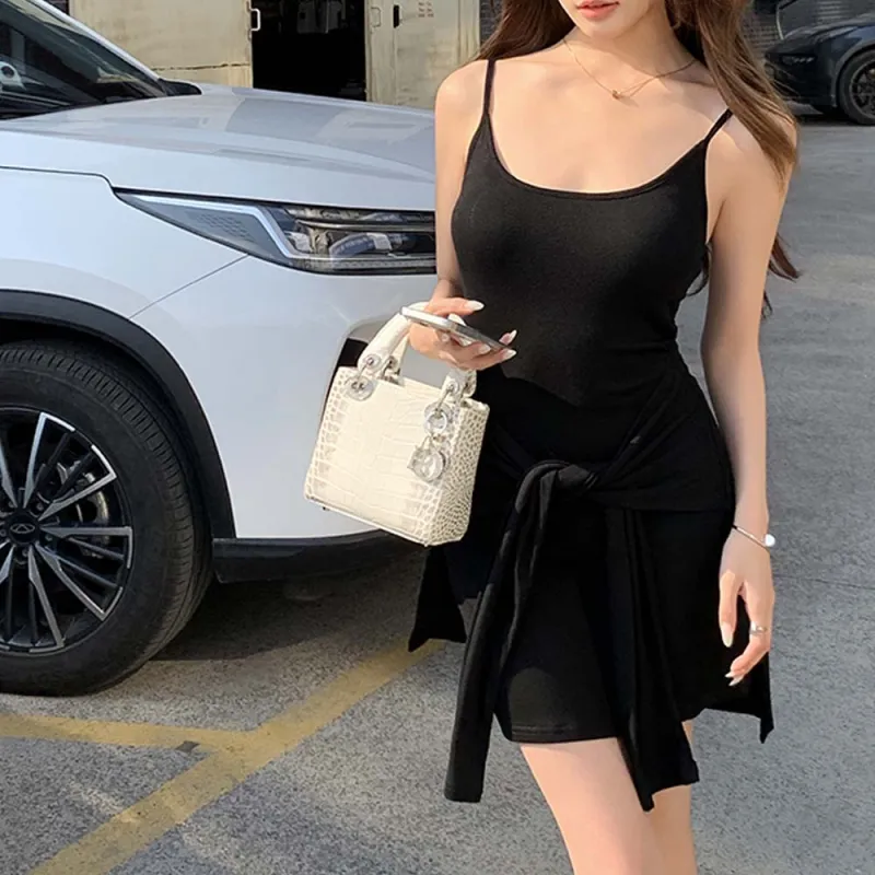 TURN UP Slip Dresses Women's-9