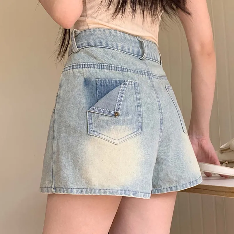TURN UP Denim Short Skirts Women's-4