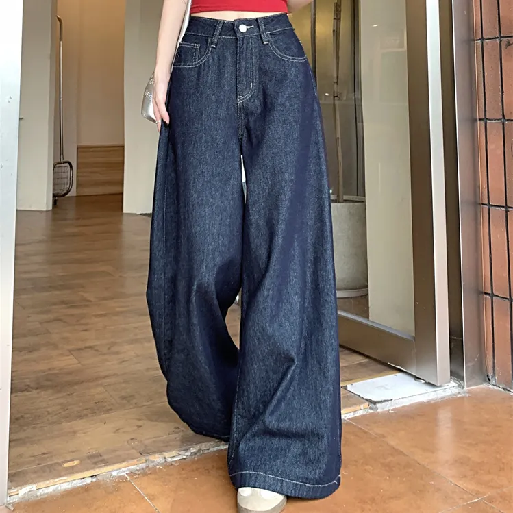 TURN UP Jeans Women's Dark Blue-4