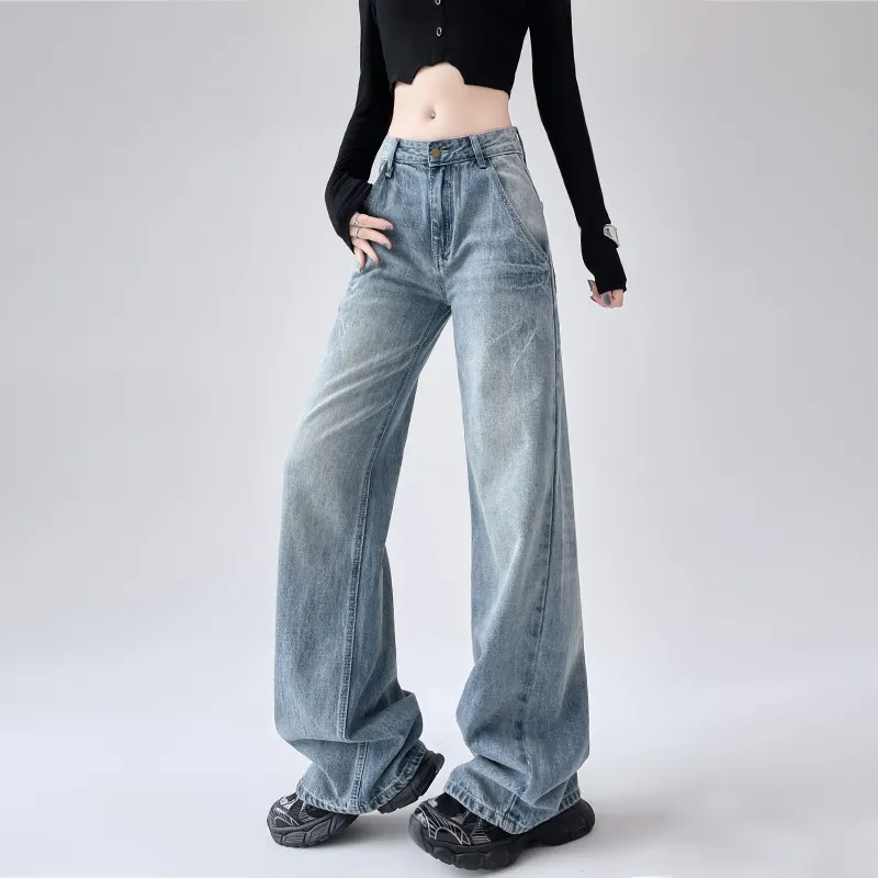 TURN UP Jeans Women's Vintage Blue-6