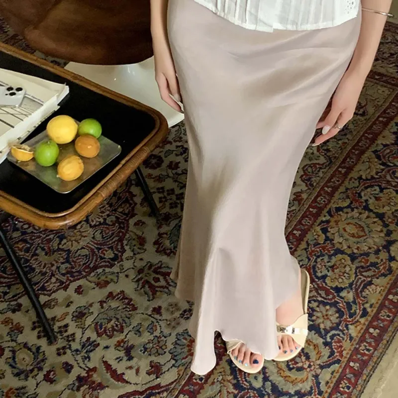 TURN UP Casual Long Skirt Women's-3