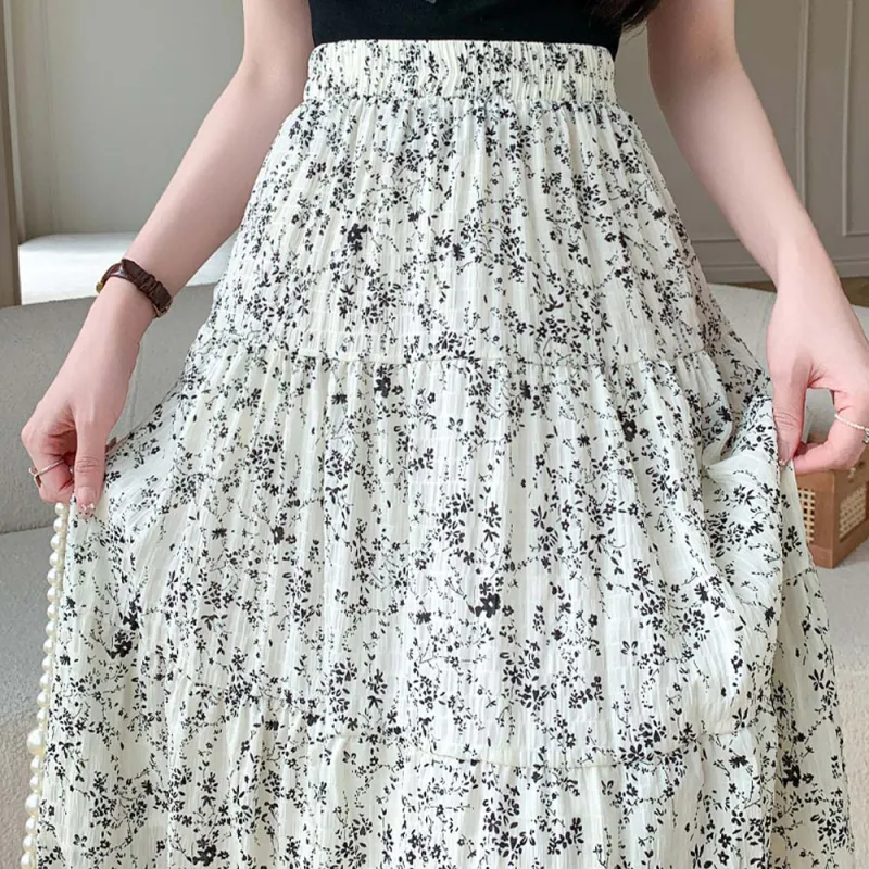 TURN UP Casual Long Skirt Women's-2