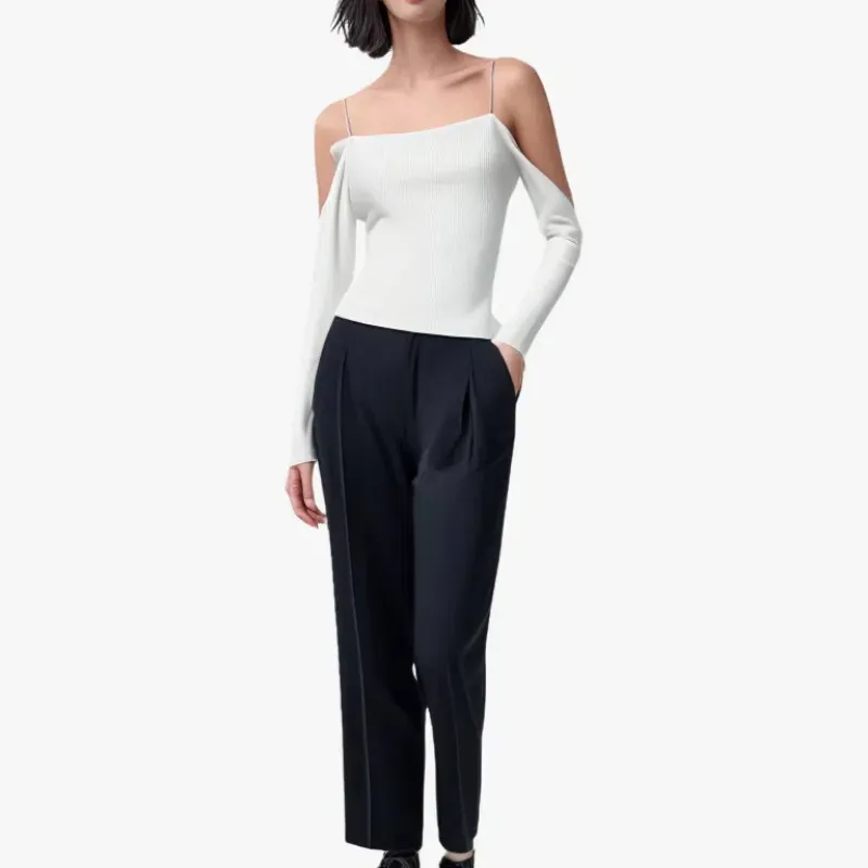 TURN UP Knitwear Women's White-3