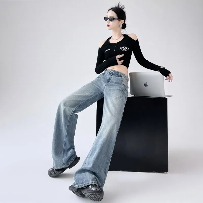 TURN UP Jeans Women's Vintage Blue-3