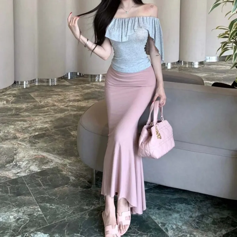 TURN UP Two Piece Skirt Sets Women's-6