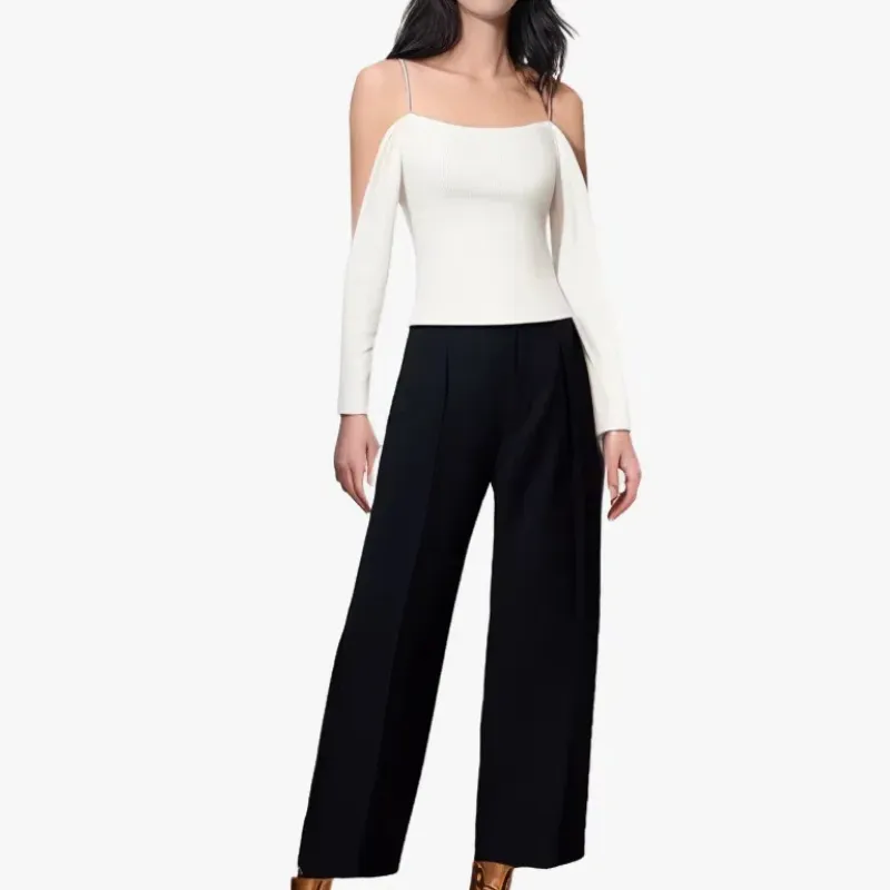 TURN UP Knitwear Women's White-2