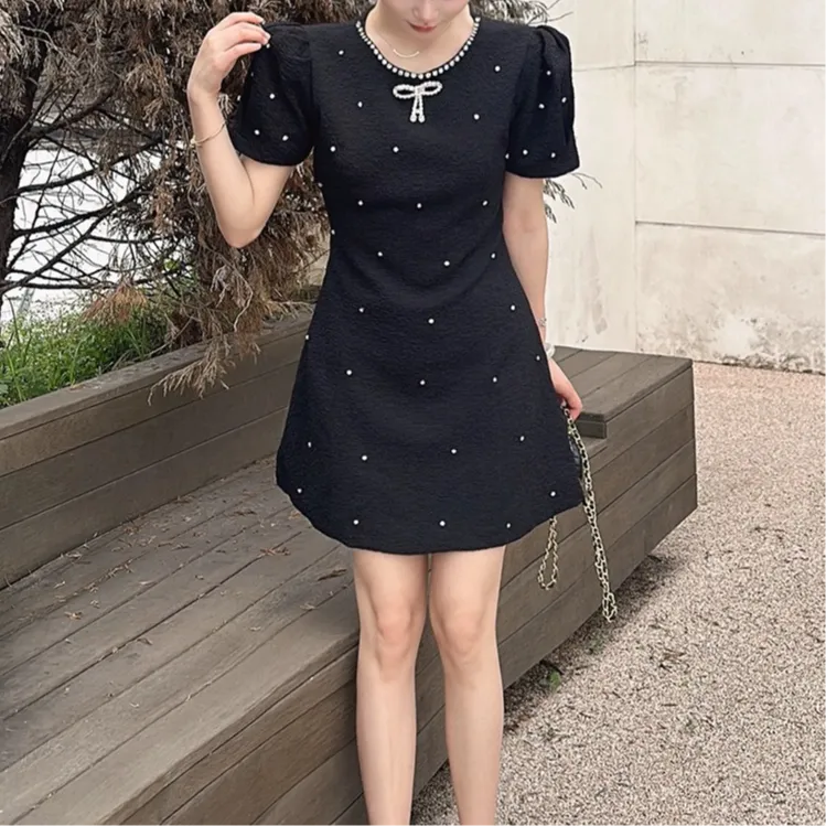 TURN UP Short Sleeved Dresses Women's-2
