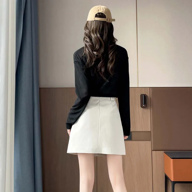 TURN UP Casual Short Skirts Women's-3