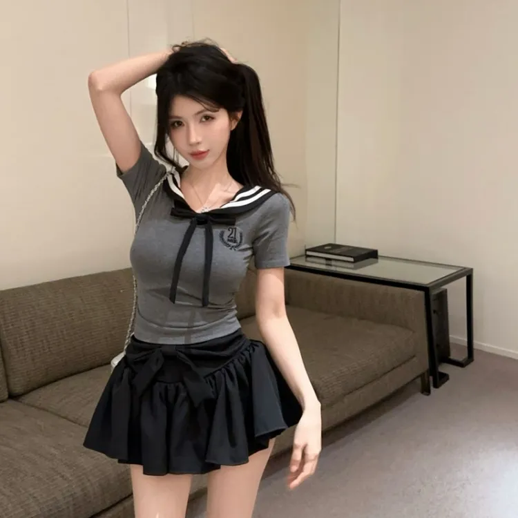 TURN UP Two Piece Skirt Sets Women's-5