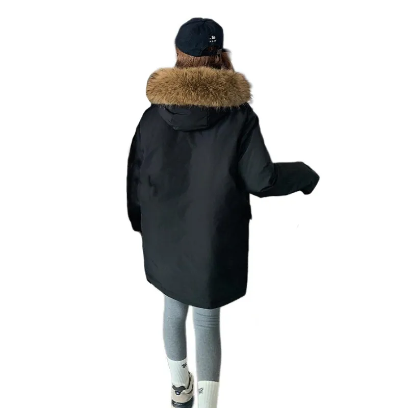 TURN UP Puffer Jacket Women's Black-1