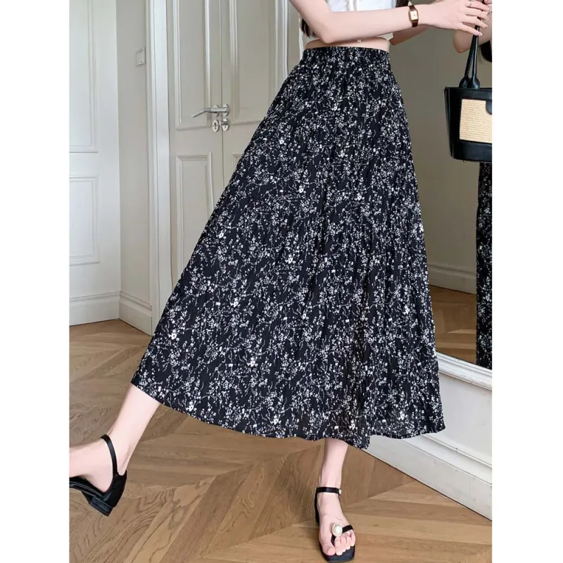 TURN UP Casual Long Skirt Women's-9